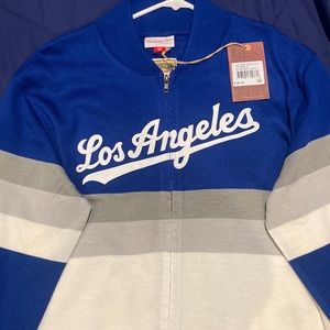 LOS ANGELES DODGERS FRONT ZIP SWEATER